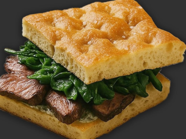 차 카페 비스트로 2호점(드라이브 스루)_SIGNATURE FOCACCIA STEAK SANDWICH_메뉴사진