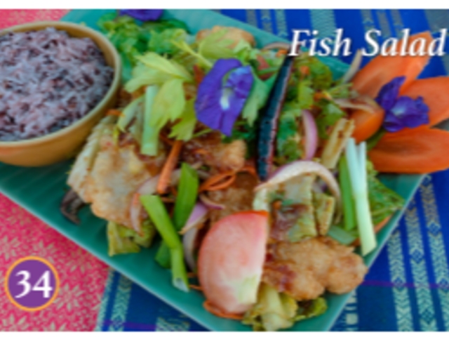 Ban Thai Restaurant_Fish or Pork Salad with Royal Rice_menu_image