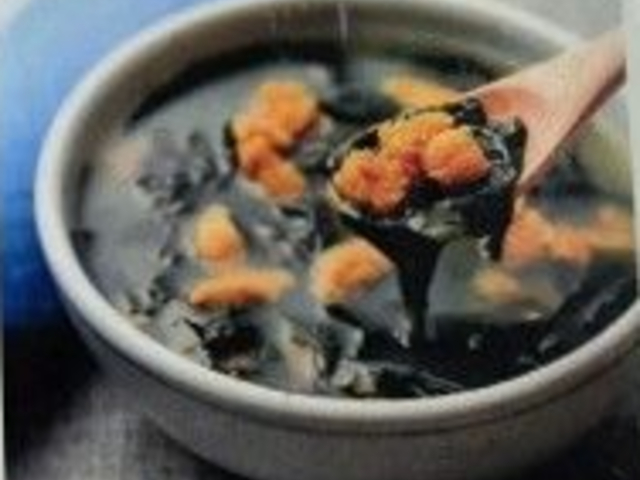 수라 한식당_Canh Rong Biển Nấu Nhum_메뉴사진