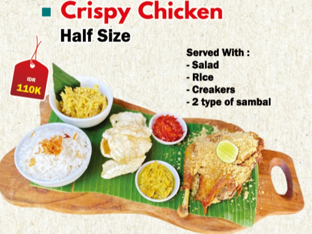 Warung Nia_Crispy Chicken  Half Size_menu_image