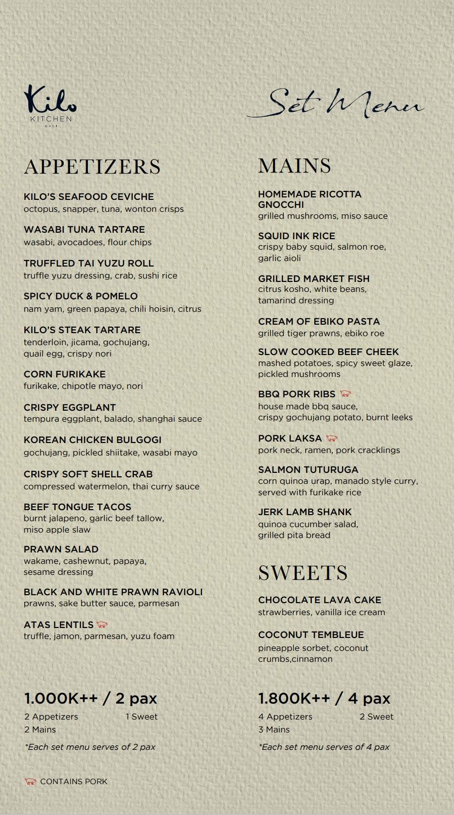 Kilo Kitchen_menu_picture