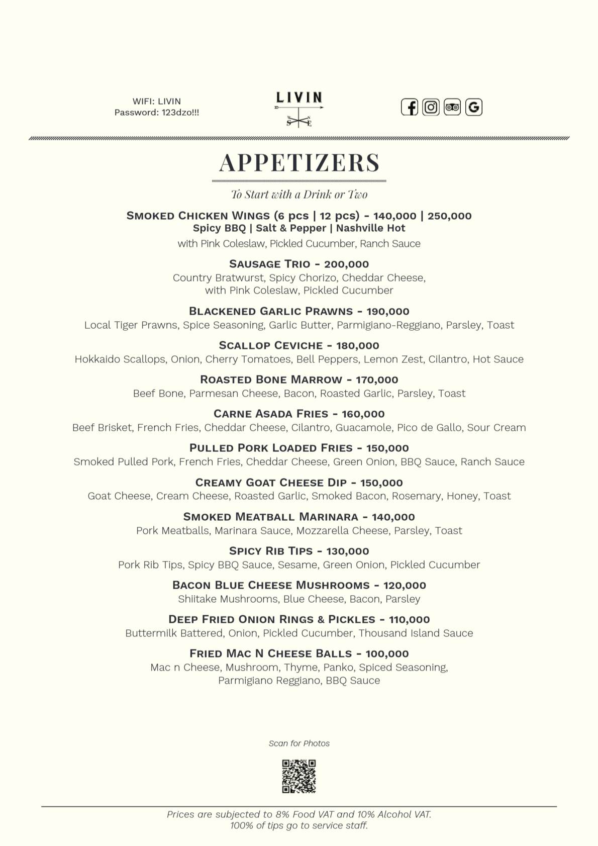 LIVIN - Nha Trang_menu_picture