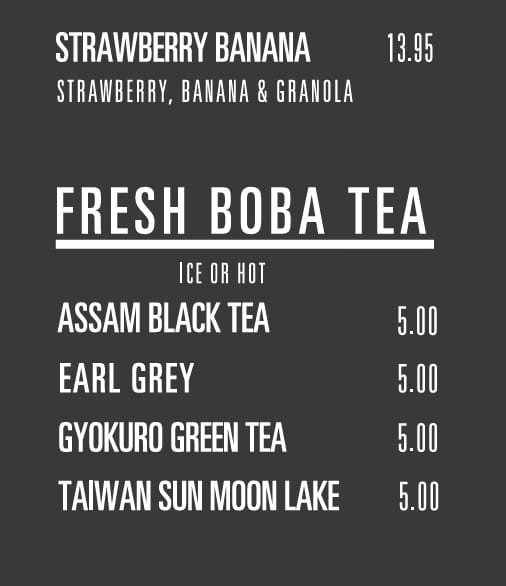 Honolulu Coffee(The Plaza)_menu_picture