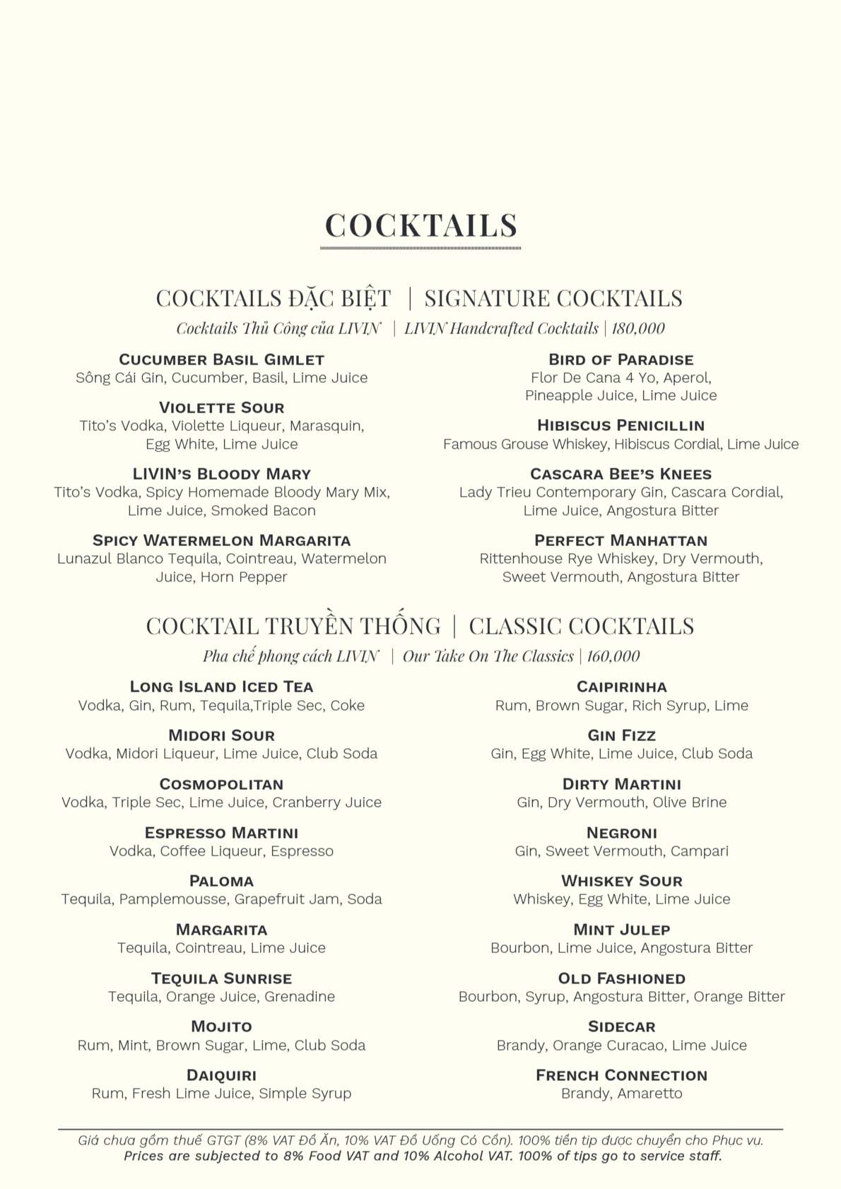 LIVIN - Nha Trang_menu_picture
