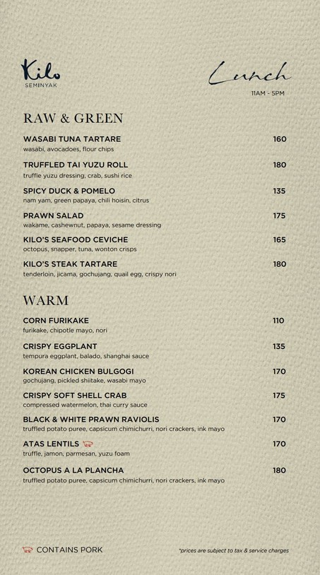 Kilo Kitchen_menu_picture
