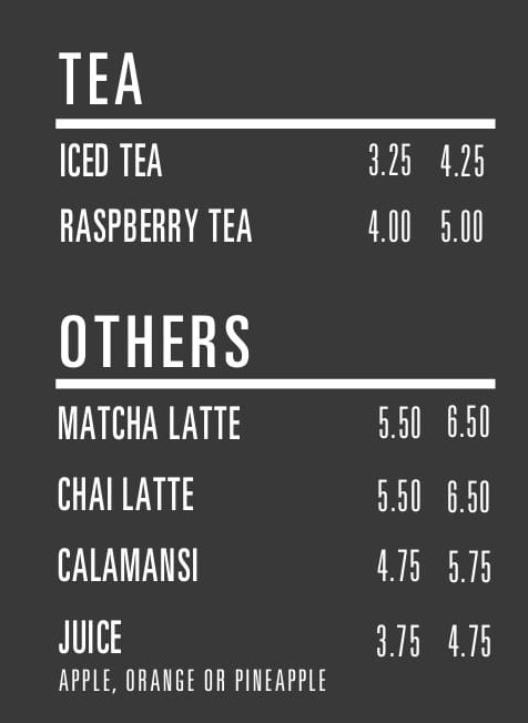 Honolulu Coffee(The Plaza)_menu_picture