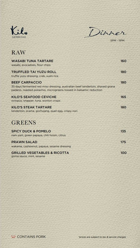 Kilo Kitchen_menu_picture