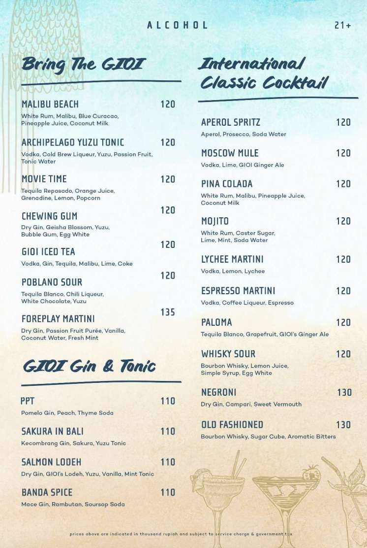 GIOI Ocean Gourmet_menu_picture