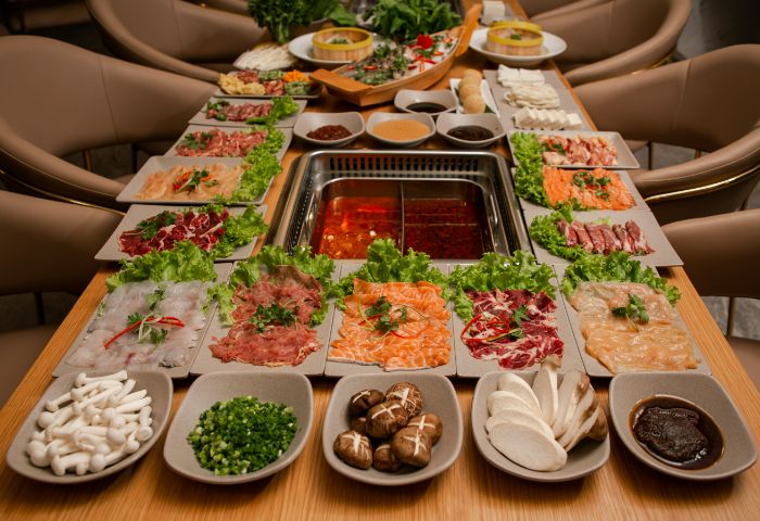 만다린 홍콩 핫팟 & 딤섬 레스토랑_매장및음식사진
